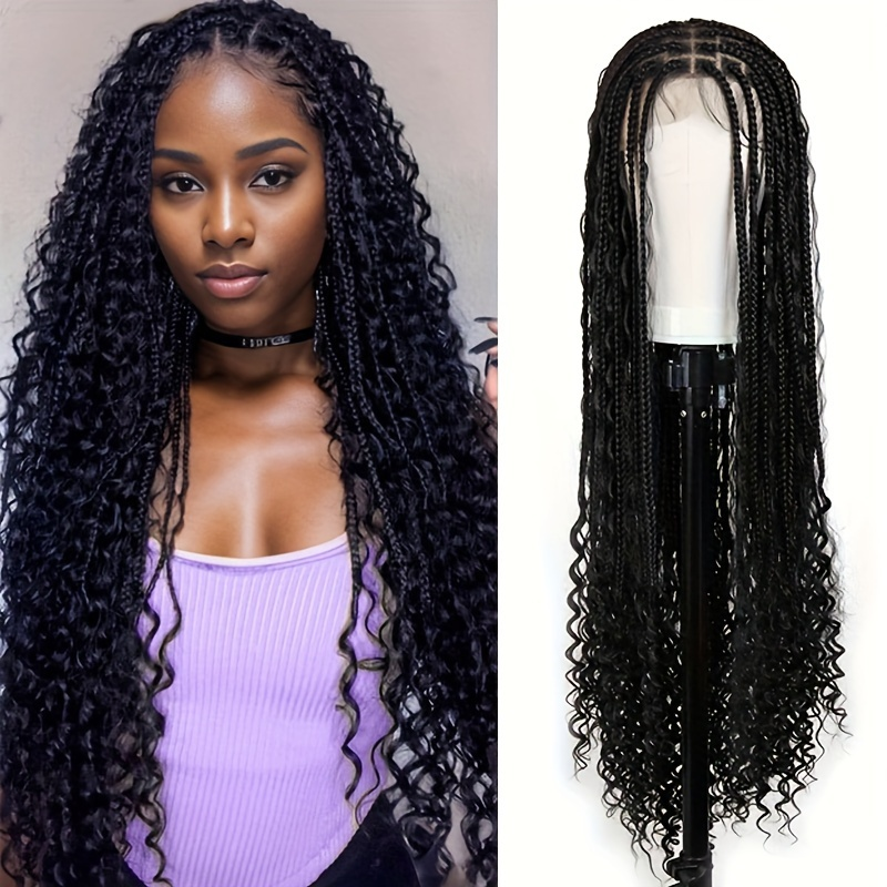 Non-Toxic Synthetic Lace Wig – Wave Style, Suitable for All Races & Occasions