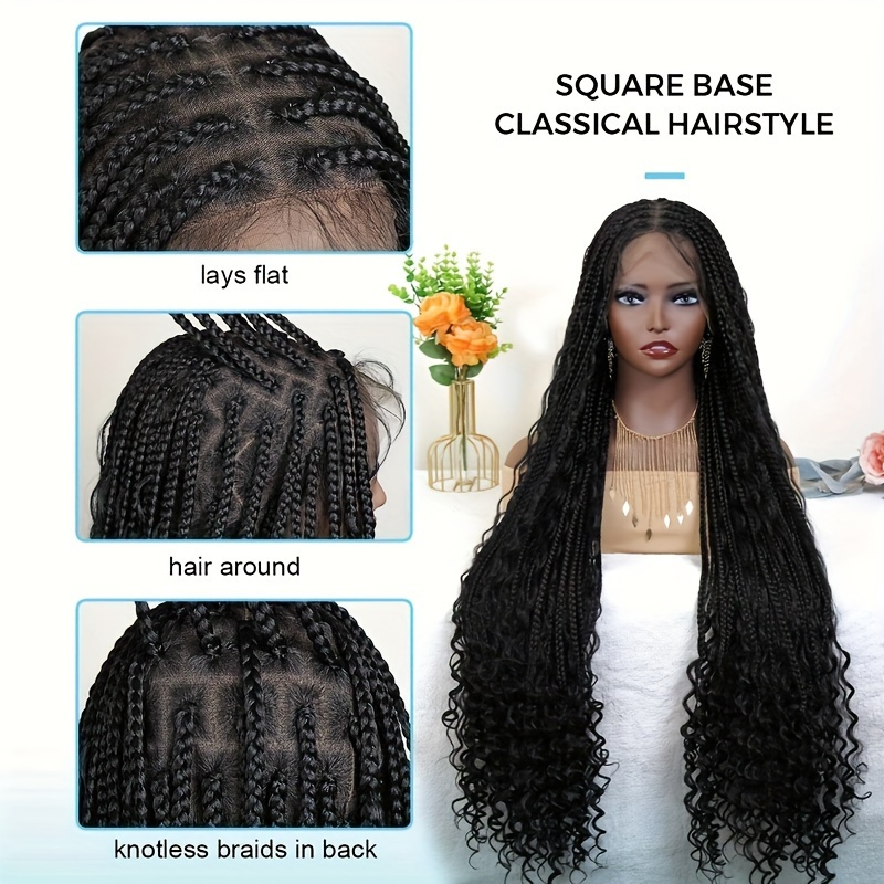 Non-Toxic Synthetic Lace Wig – Wave Style, Suitable for All Races & Occasions