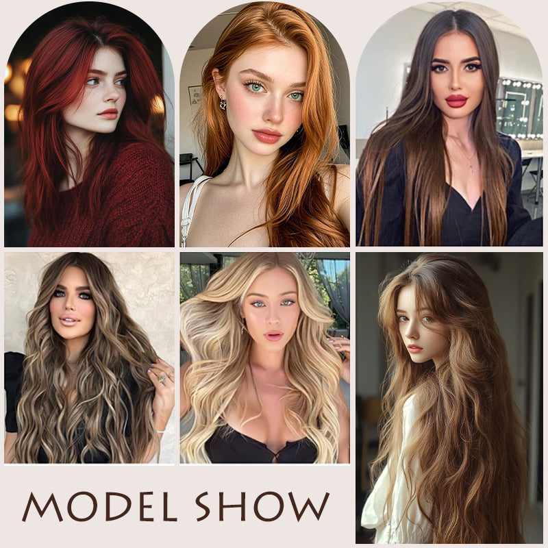 Holdbalance Clip-In Hair Extensions – Long Straight/Wavy Synthetic Hairpiece, Natural & Soft, Perfect for Daily & Party Use