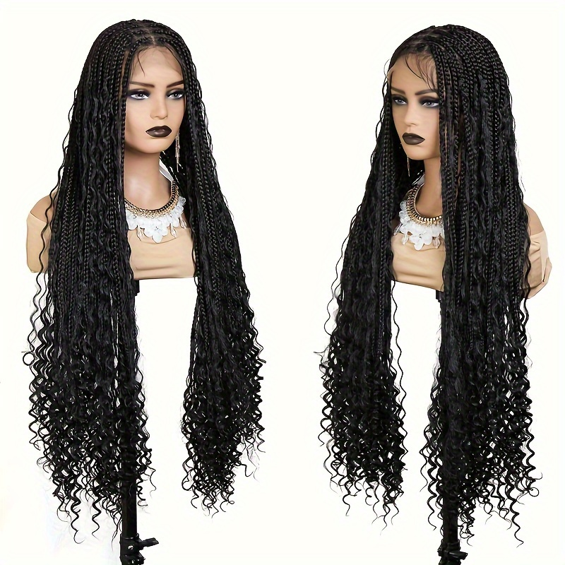 Non-Toxic Synthetic Lace Wig – Wave Style, Suitable for All Races & Occasions